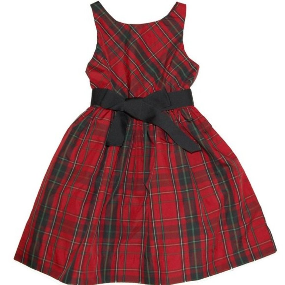 3T - Ralph Lauren Polo Girls Taffeta Plaid Party Dress